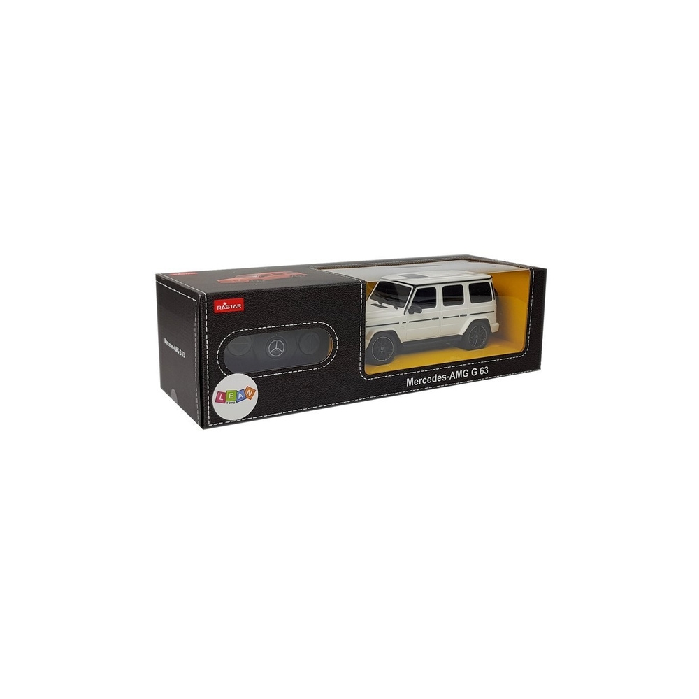 Nuotoliniu būdu valdomas Mercedes AMG G63 RC automobilis, baltas, 1:24-Žaislai, Auto ir transporto žaislai, Valdomos radijo bang