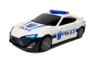 Auto Policyjne Schowek Garaż  2w1 Policjant Małe Autka Dźwięk Światła