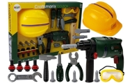 DIY set Battery Drill Goggles and Helmet
