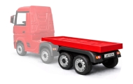 Puspriekabė elektromobiliui HL358 Mercedes Scania Actros, raudona-Elektromobiliai vaikams, Sunkvežimiai-e-vaikas