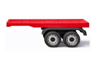 Naczepa do pojazdu na akumulator HL358 Mercedes Scania Actros czerwona
