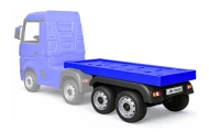 Puspriekabė elektromobiliui HL358 Mercedes Scania Actros, Blue-Elektromobiliai vaikams, Sunkvežimiai-e-vaikas