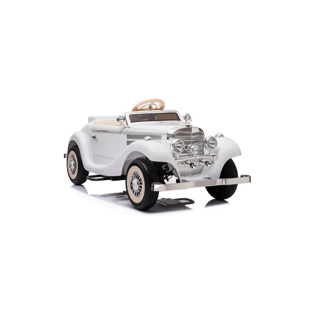 Elektromobilis Mercedes 540K, White-Elektromobiliai vaikams, Mašinos-e-vaikas
