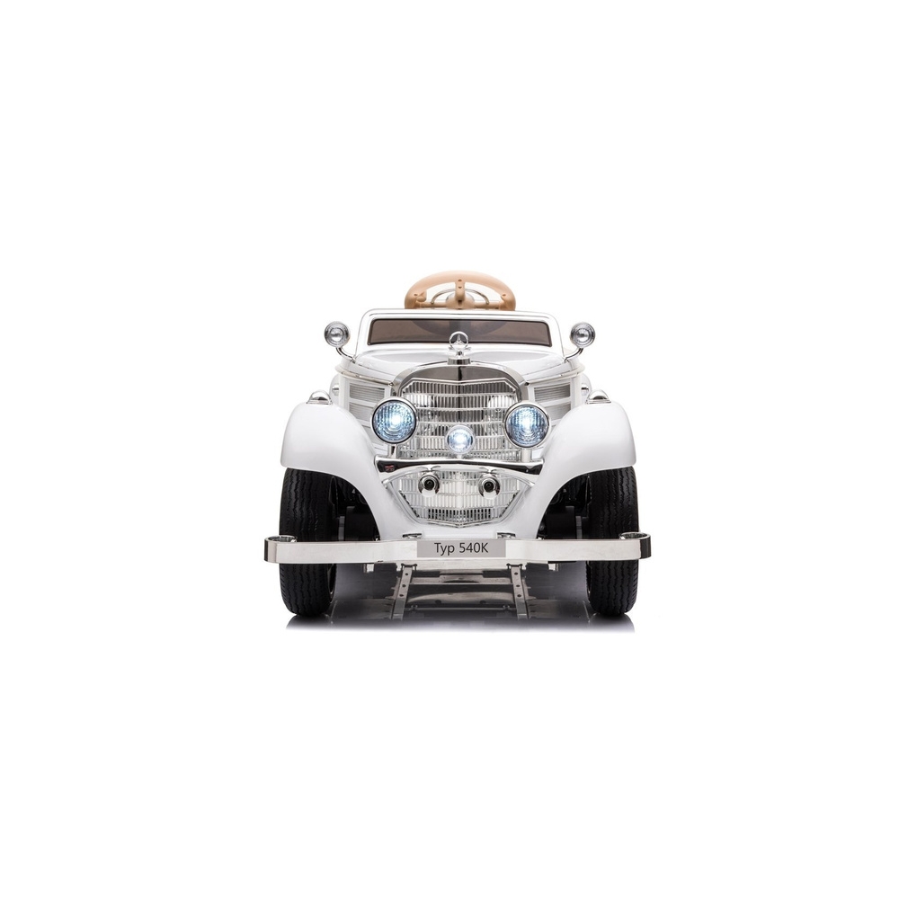 Elektromobilis Mercedes 540K, White-Elektromobiliai vaikams, Mašinos-e-vaikas
