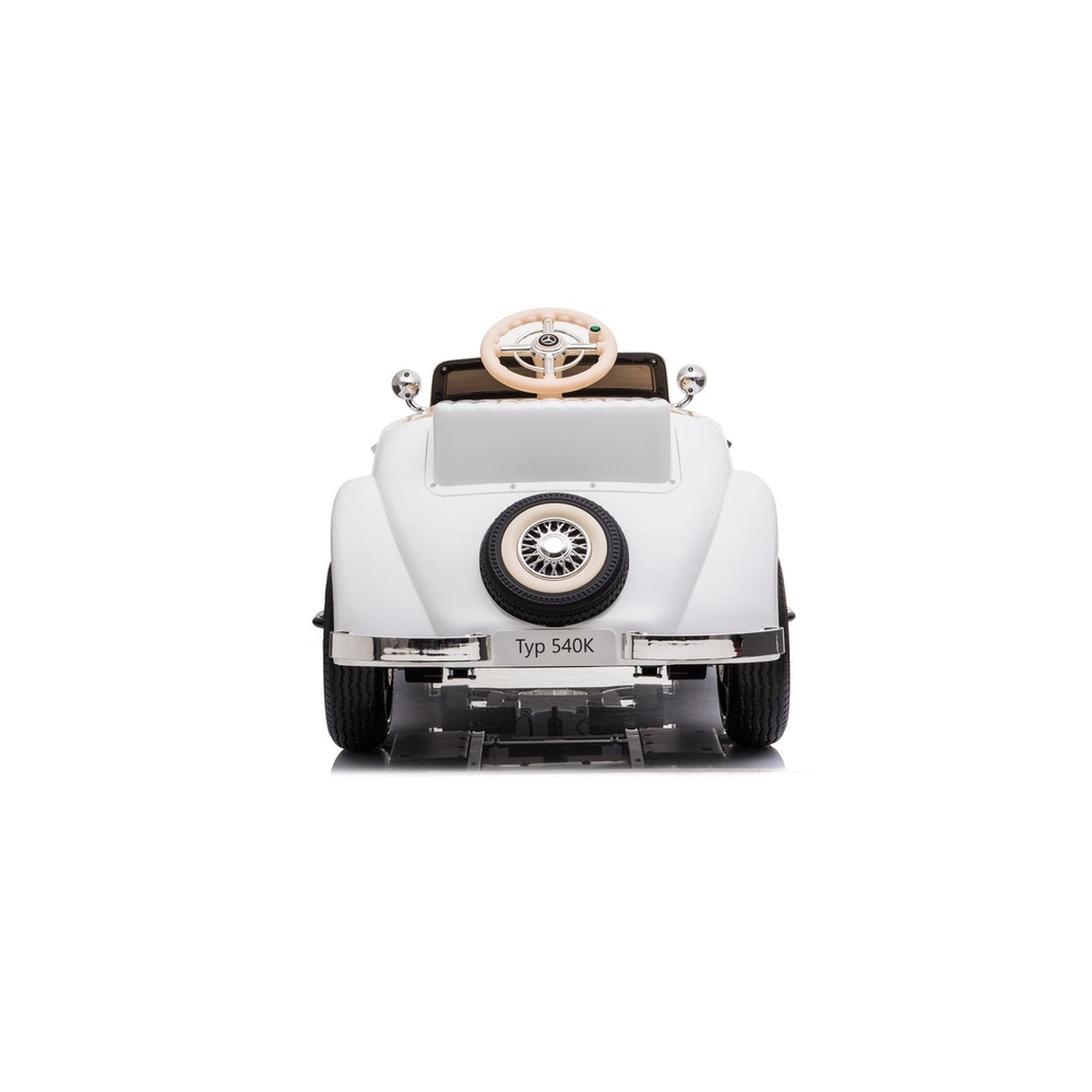 Elektromobilis Mercedes 540K, White-Elektromobiliai vaikams, Mašinos-e-vaikas