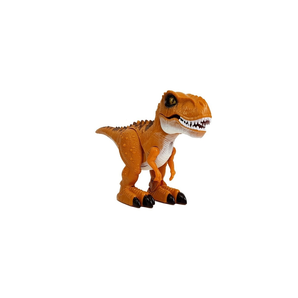 Dinozaur Zdalnie Sterowany R/C Brąz Dźwięk Światło Tyranozaur
