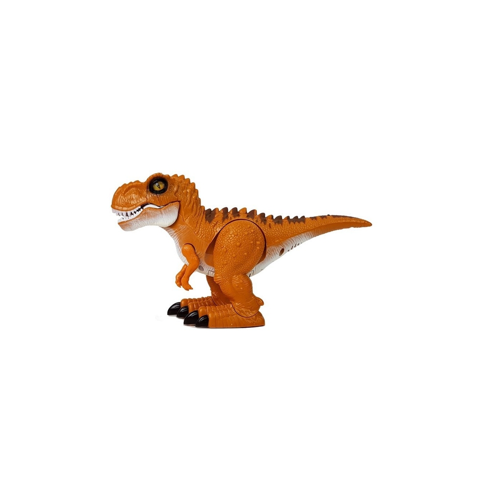 Dinozaur Zdalnie Sterowany R/C Brąz Dźwięk Światło Tyranozaur