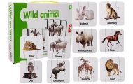 Educational Puzzle Wild Animals Puzzle 10 English Connections