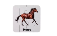 Educational Puzzle Wild Animals Puzzle 10 English Connections
