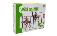 Educational Puzzle Wild Animals Puzzle 10 English Connections