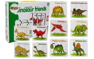 Educational Puzzle English Dinosaurs 10 Connections