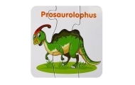 Edukacinė dėlionė Dinozaurai Anglų kalba 10 jungčių