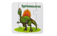 Educational Puzzle English Dinosaurs 10 Connections
