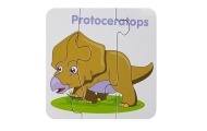 Educational Puzzle English Dinosaurs 10 Connections