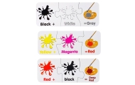 Puzzle Educational English Colors 10 Connections