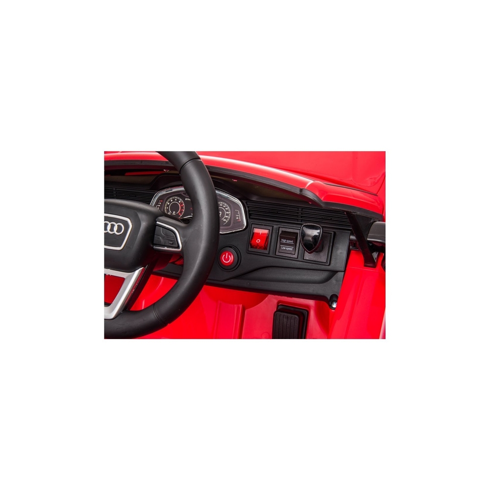 Elektromobilis Audi RS Q8, Red-Elektromobiliai vaikams, Visureigiai-e-vaikas