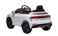 Elektromobilis Audi RS Q8, White-Elektromobiliai vaikams, Visureigiai-e-vaikas