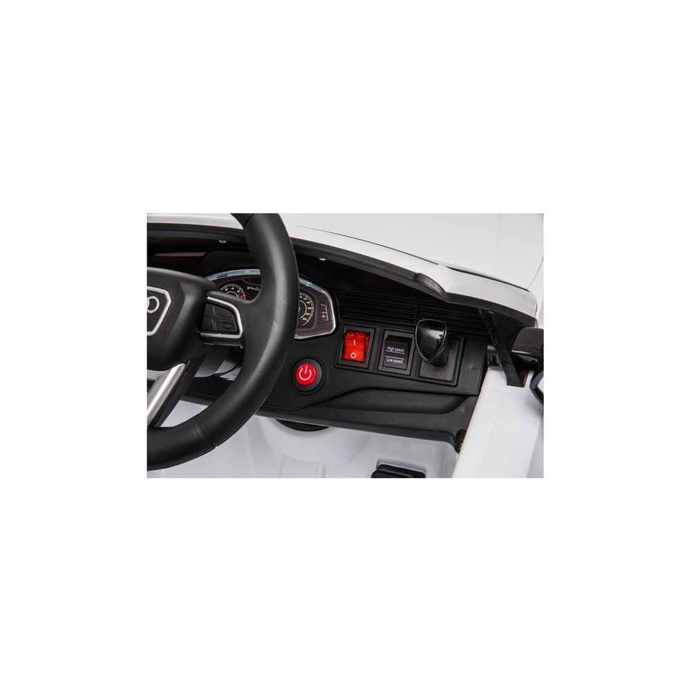Elektromobilis Audi RS Q8, White-Elektromobiliai vaikams, Visureigiai-e-vaikas