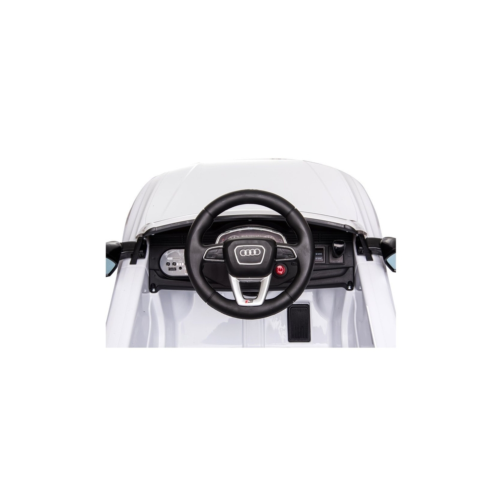 Elektromobilis Audi RS Q8, White-Elektromobiliai vaikams, Visureigiai-e-vaikas