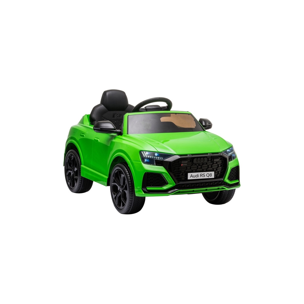 Elektromobilis Audi RS Q8, Green-Elektromobiliai vaikams, Visureigiai-e-vaikas