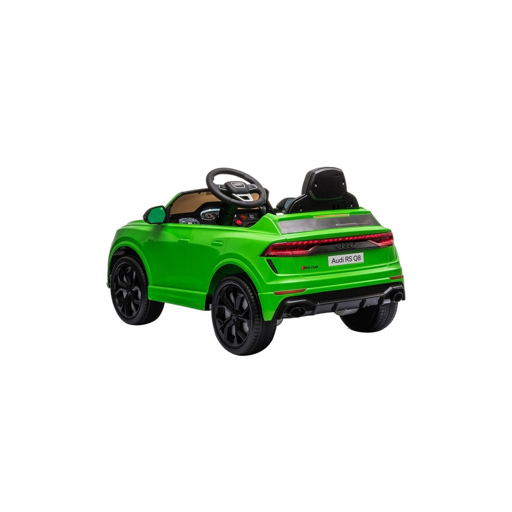 Elektromobilis Audi RS Q8, Green-Elektromobiliai vaikams, Visureigiai-e-vaikas