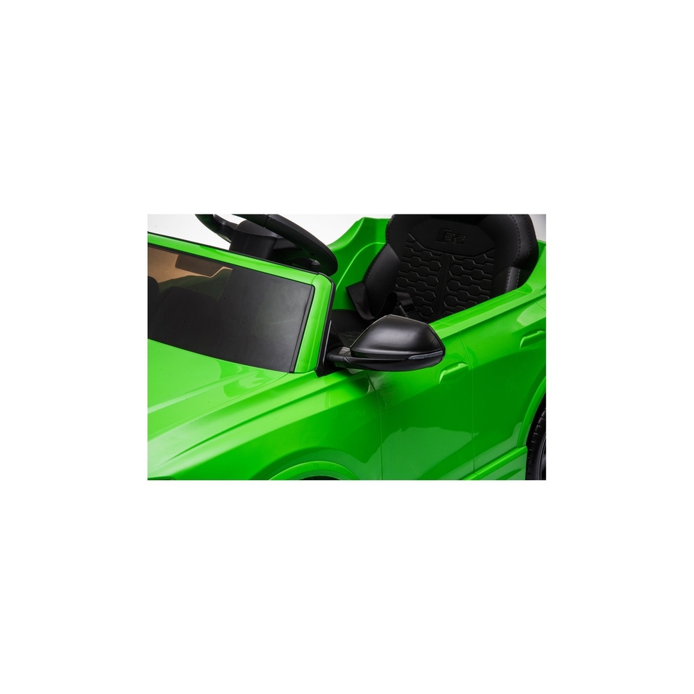 Elektromobilis Audi RS Q8, Green-Elektromobiliai vaikams, Visureigiai-e-vaikas