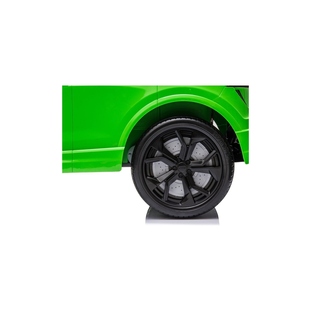 Elektromobilis Audi RS Q8, Green-Elektromobiliai vaikams, Visureigiai-e-vaikas
