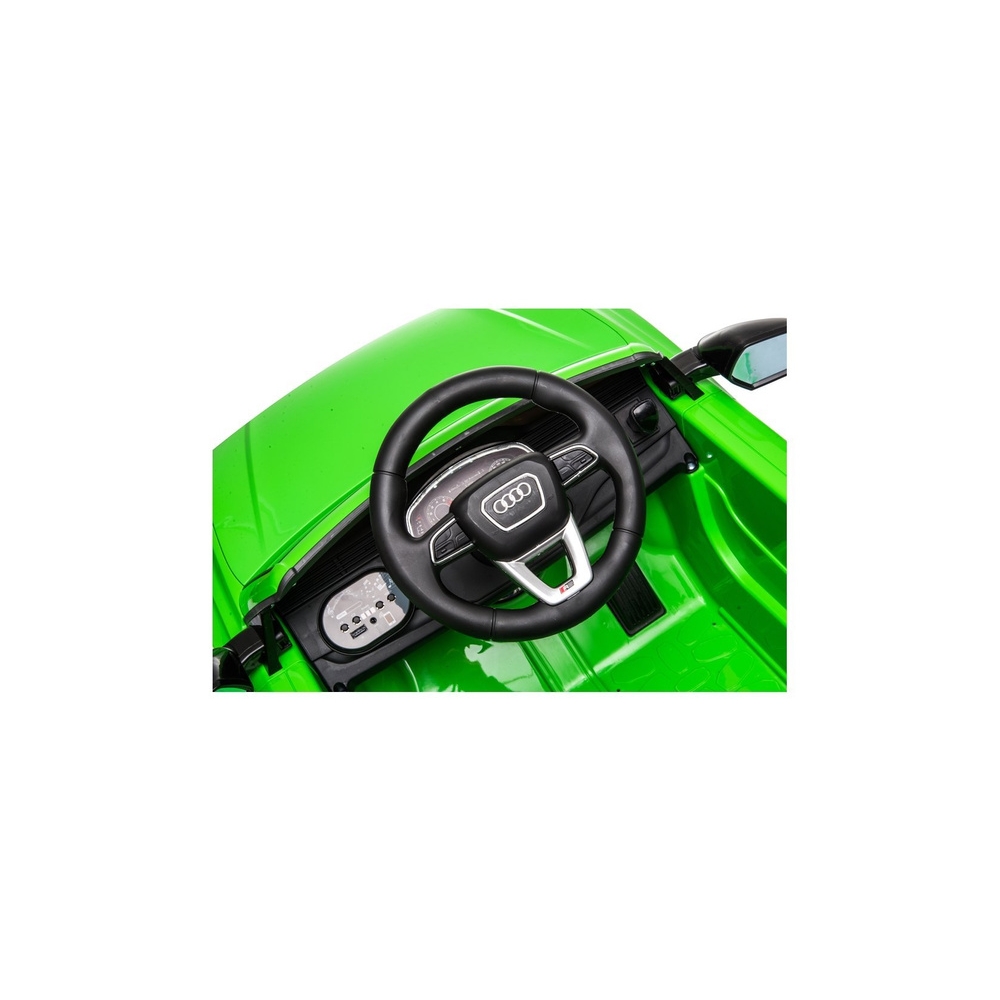 Elektromobilis Audi RS Q8, Green-Elektromobiliai vaikams, Visureigiai-e-vaikas