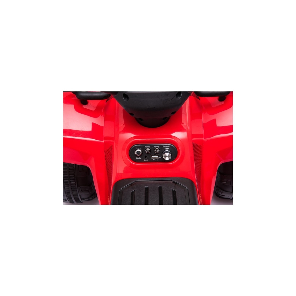 Quad na akumulator JS320 czerwony