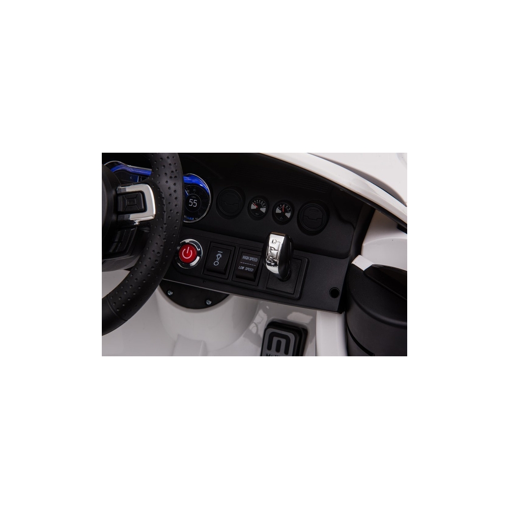Elektromobilis Ford Mustang GT SX2038, White-Elektromobiliai vaikams, Mašinos-e-vaikas