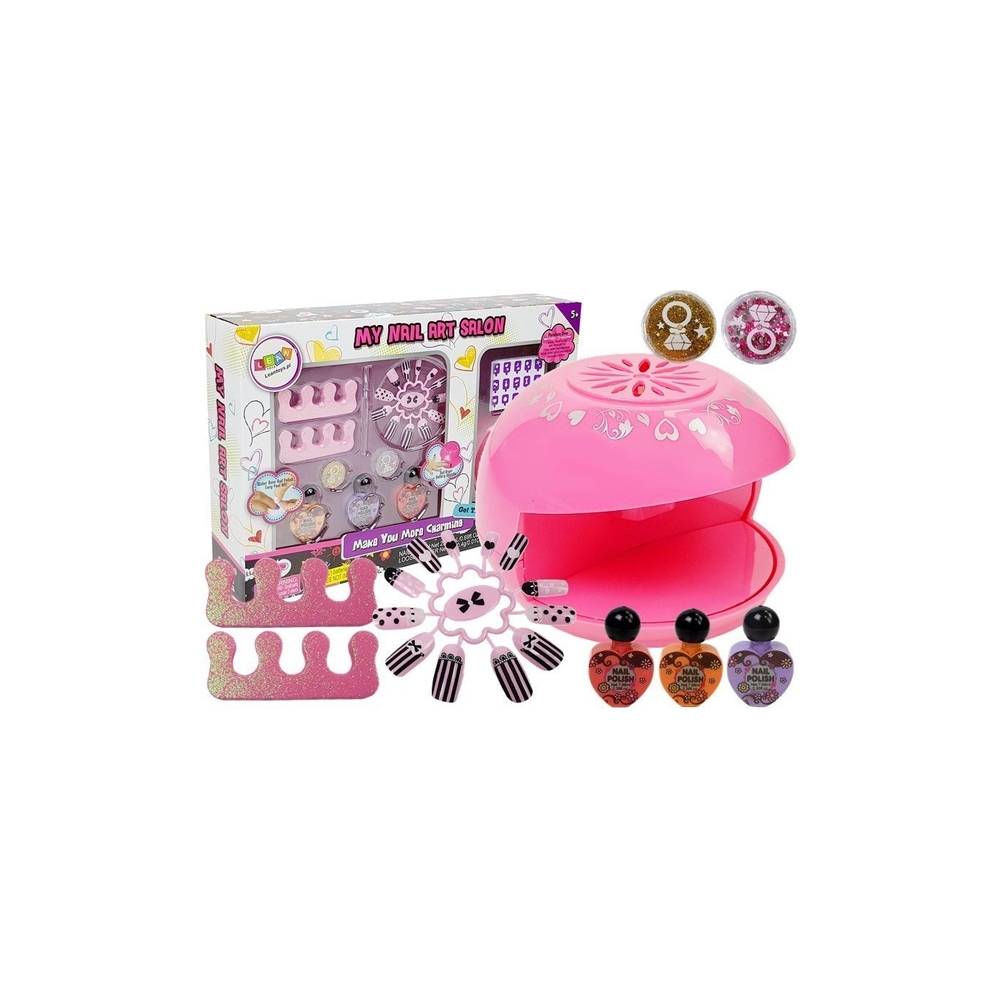 Set For Making Nail Varnish Dryer Glitter