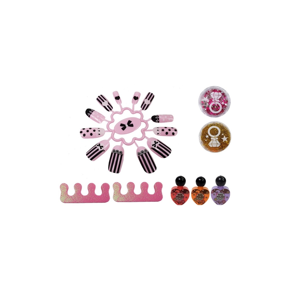Set For Making Nail Varnish Dryer Glitter