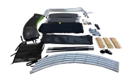 LEAN Sport Max 10ft Trampoline Black-Green