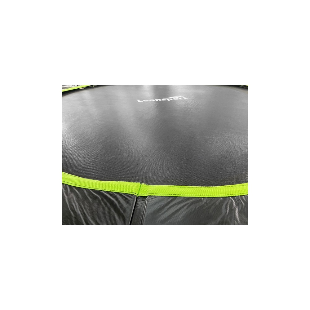 LEAN Sport Max 14 pėdų batutas juoda ir žalia spalvos