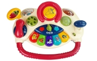Interactive Baby Steering Wheel Piano Animal Sounds Phone