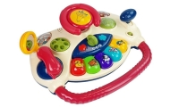 Interactive Baby Steering Wheel Piano Animal Sounds Phone