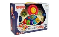Interactive Baby Steering Wheel Piano Animal Sounds Phone