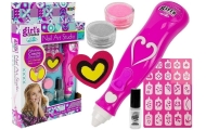Nail Painting Set Dispenser Glitter Nail Lacquer