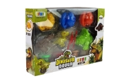 Play Daugh Dinosaurs Eggs Mould 12 Pieces 4 Colours