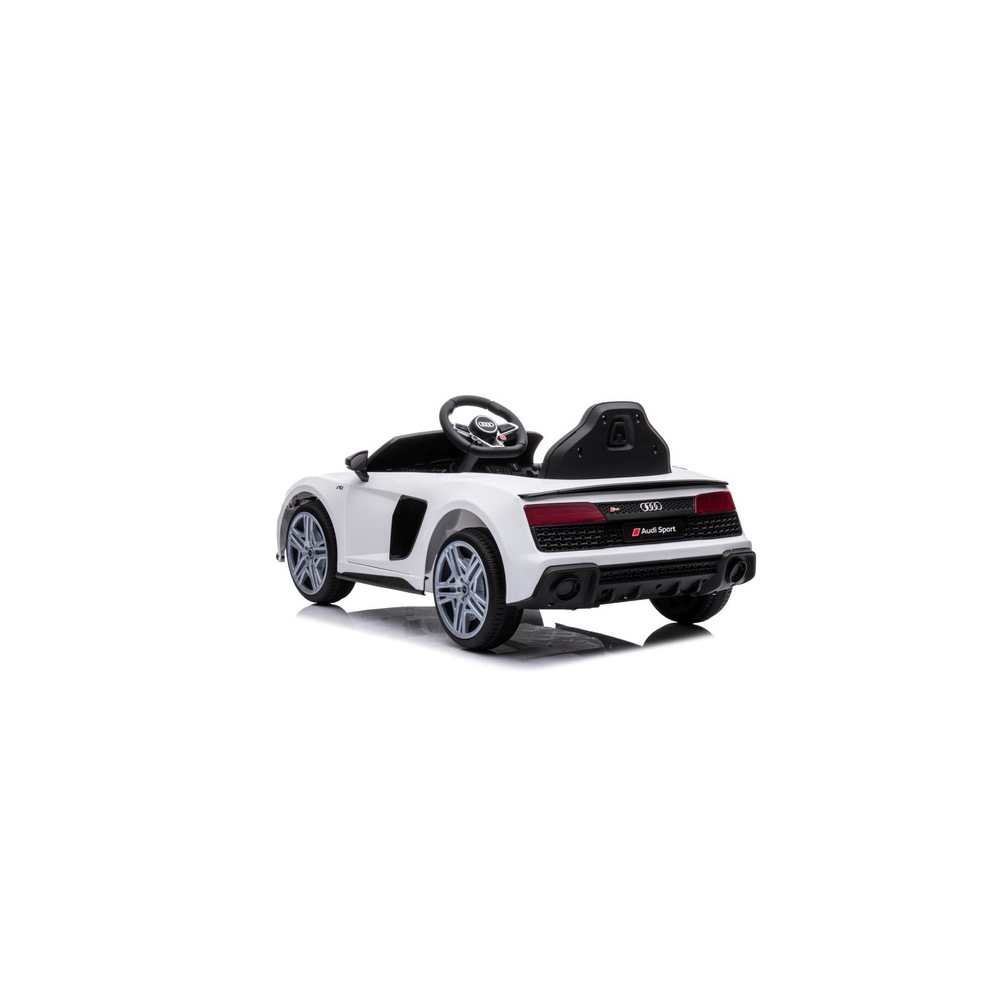 Elektromobilis Audi R8 Lift A300, White-Elektromobiliai vaikams, Mašinos-e-vaikas