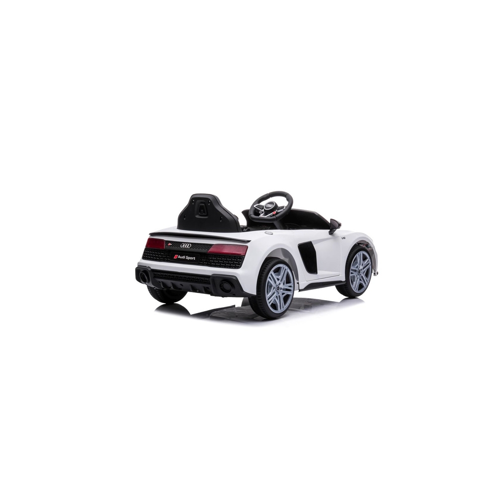Elektromobilis Audi R8 Lift A300, White-Elektromobiliai vaikams, Mašinos-e-vaikas