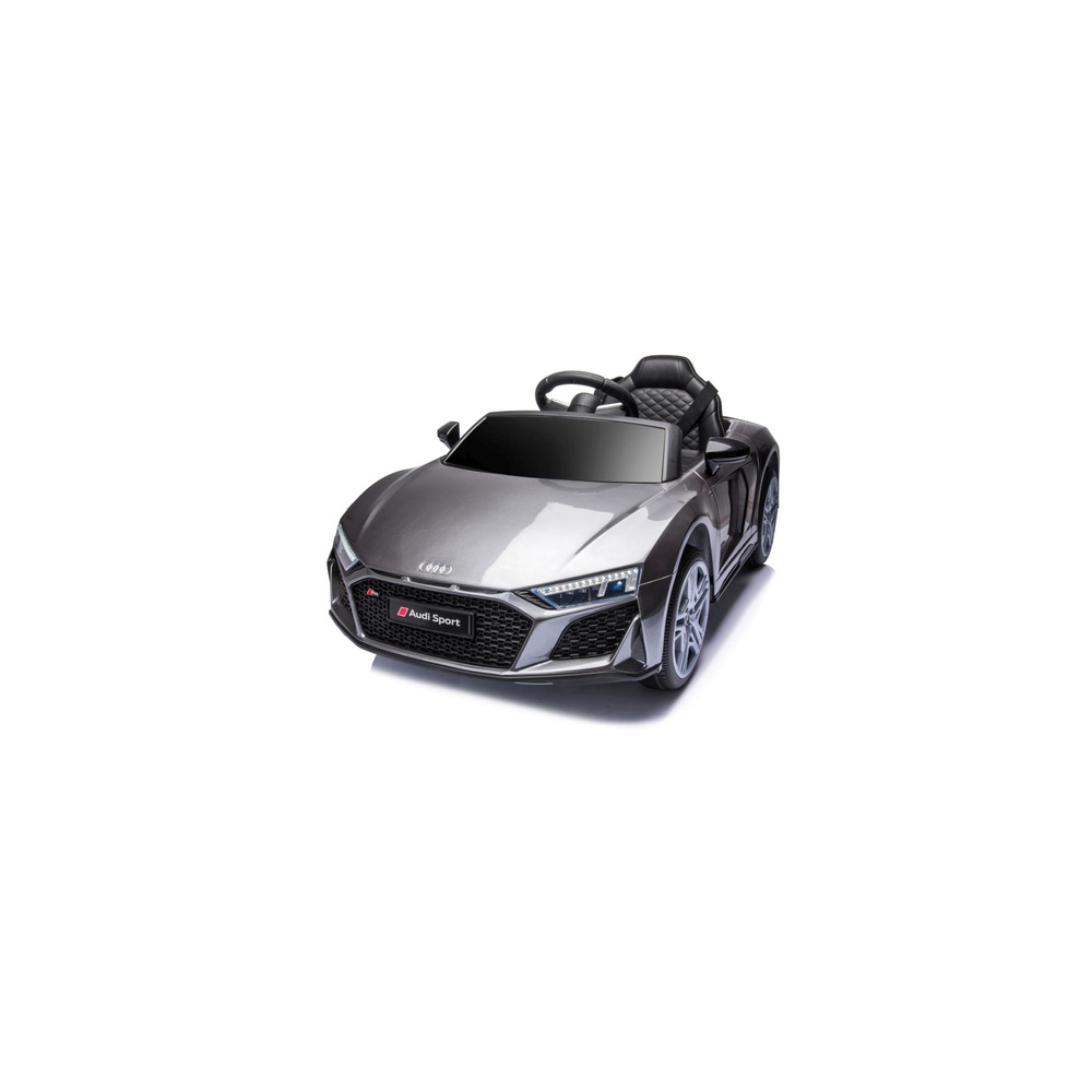 „Audi R8 Lift A300“ akumuliatorinis automobilis, sidabrinės spalvos-Elektromobiliai vaikams, Mašinos-e-vaikas