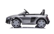 „Audi R8 Lift A300“ akumuliatorinis automobilis, sidabrinės spalvos-Elektromobiliai vaikams, Mašinos-e-vaikas