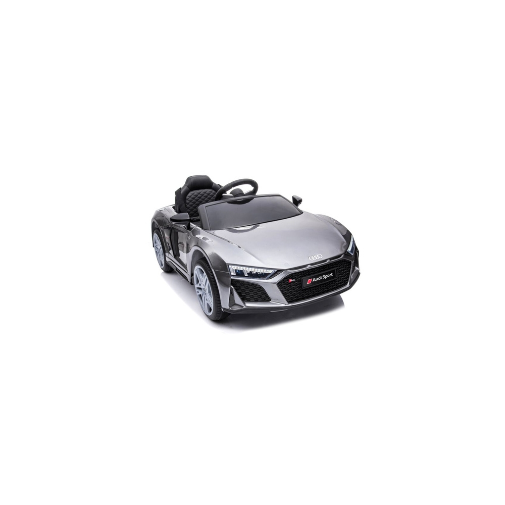 „Audi R8 Lift A300“ akumuliatorinis automobilis, sidabrinės spalvos-Elektromobiliai vaikams, Mašinos-e-vaikas