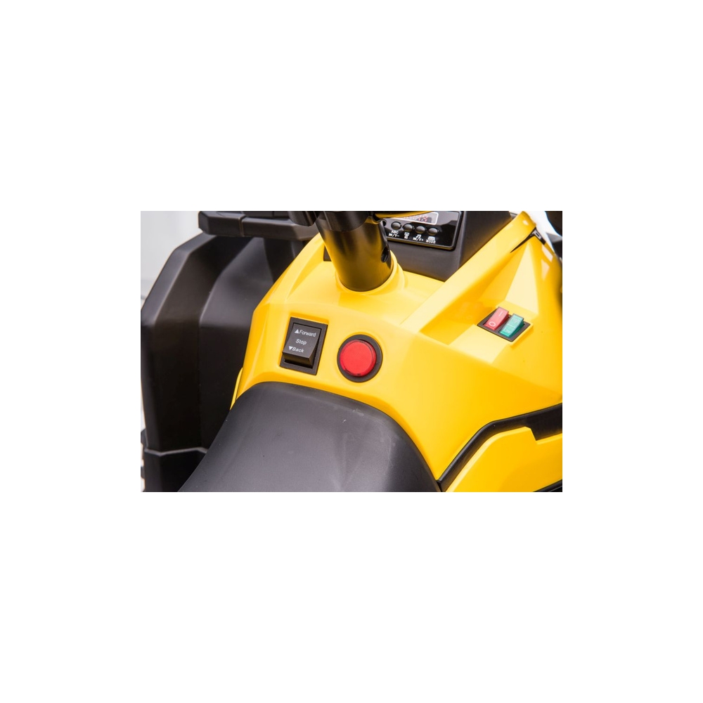 Elektrinis keturratis QLS-3288, Yellow-Elektromobiliai vaikams, Keturračiai ir bagiai-e-vaikas