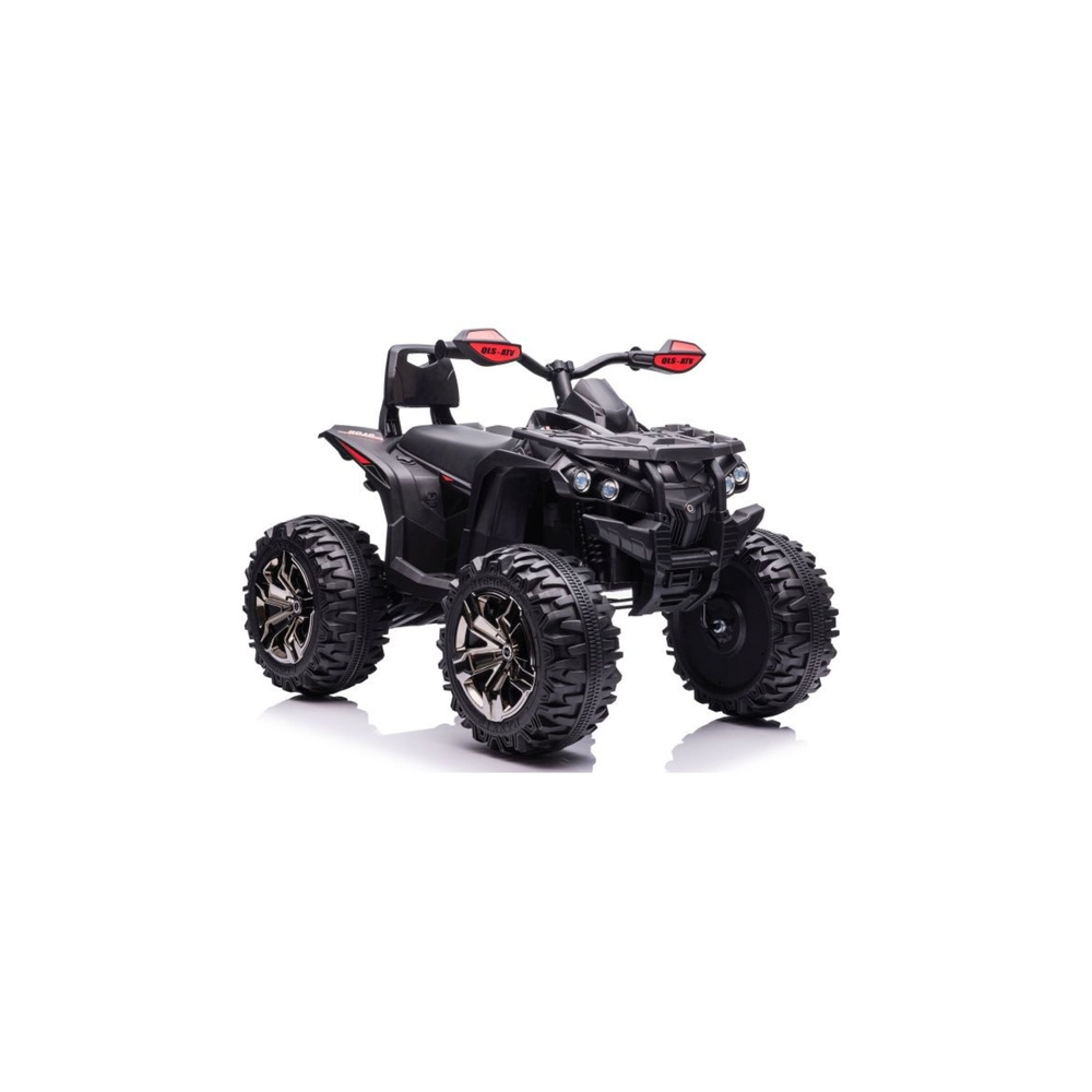 Baterijinis keturratis QLS-3288, juodos spalvos-Elektromobiliai vaikams, Keturračiai ir bagiai-e-vaikas