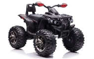 Baterijinis keturratis QLS-3288, juodos spalvos-Elektromobiliai vaikams, Keturračiai ir bagiai-e-vaikas