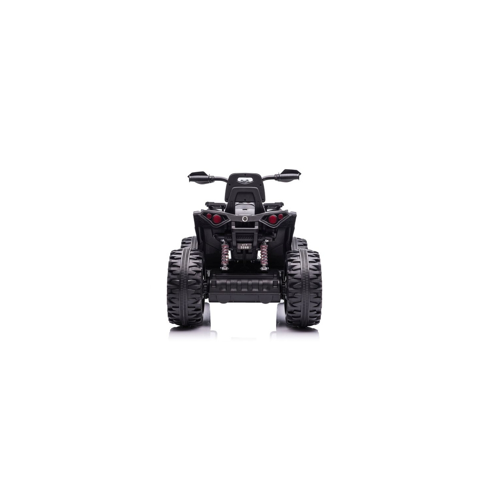 Baterijinis keturratis QLS-3288, juodos spalvos-Elektromobiliai vaikams, Keturračiai ir bagiai-e-vaikas