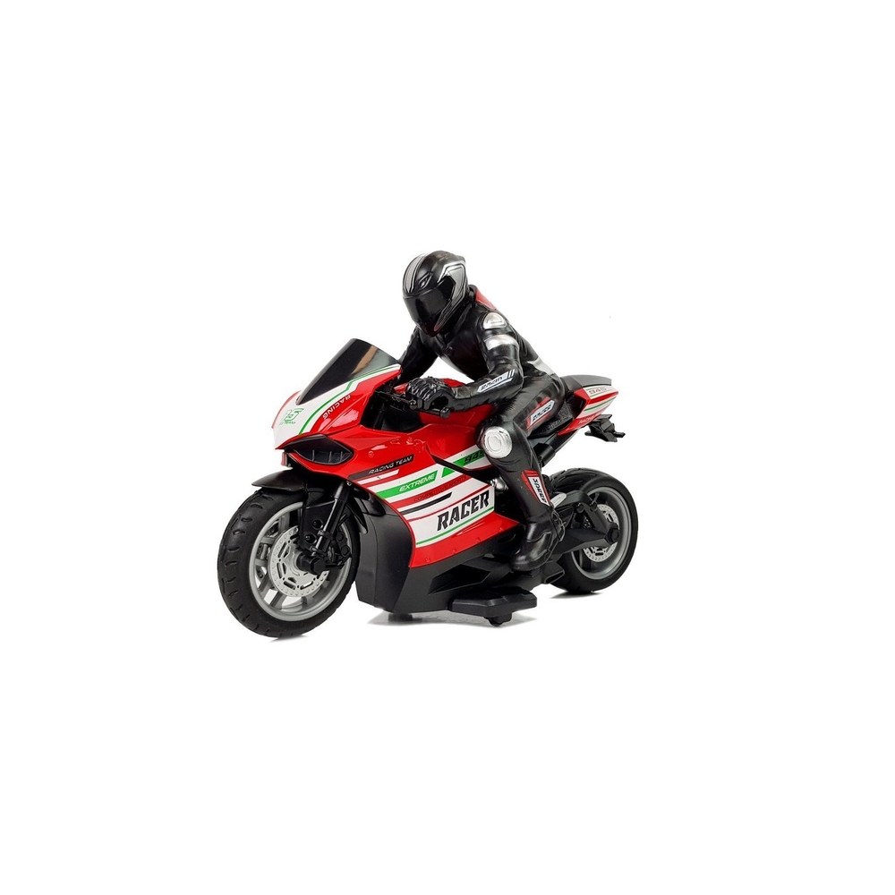 Motor Sportowy Ścigacz Zdalnie Sterowany 2.4G Zasięg 35 m Czerwony