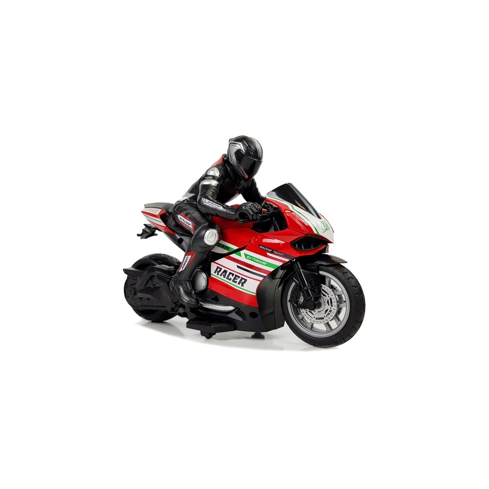 Motor Sportowy Ścigacz Zdalnie Sterowany 2.4G Zasięg 35 m Czerwony